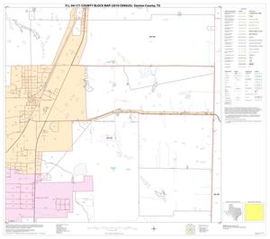 P.L. 94-171 County Block Map (2010 Census): Denton County, Block 28