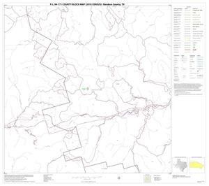 P.L. 94-171 County Block Map (2010 Census): Bandera County, Block 7