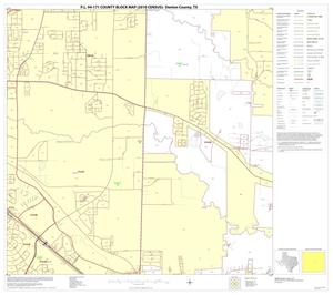 P.L. 94-171 County Block Map (2010 Census): Denton County, Block 46