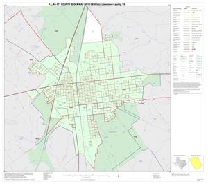 P.L. 94-171 County Block Map (2010 Census): Limestone County, Inset B01