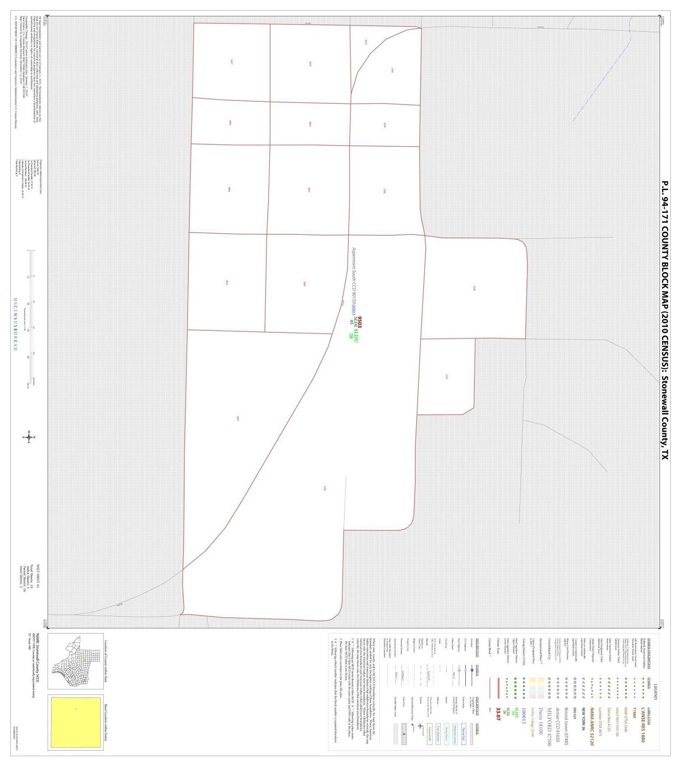 P.L. 94-171 County Block Map (2010 Census): Stonewall County, Inset A01
                                                
                                                    [Sequence #]: 1 of 1
                                                