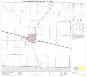 Primary view of object titled 'P.L. 94-171 County Block Map (2010 Census): Oldham County, Block 22'.