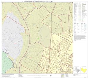 P.L. 94-171 County Block Map (2010 Census): Travis County, Inset I01