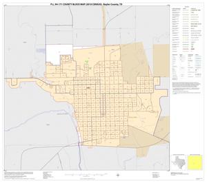 P.L. 94-171 County Block Map (2010 Census): Baylor County, Inset A01