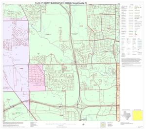 P.L. 94-171 County Block Map (2010 Census): Tarrant County, Block 20