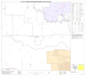 P.L. 94-171 County Block Map (2010 Census): Denton County, Block 62