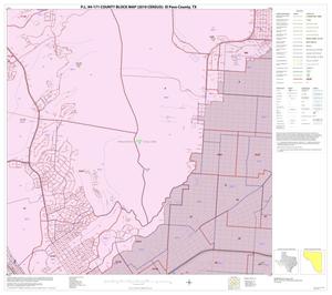 P.L. 94-171 County Block Map (2010 Census): El Paso County, Block 33