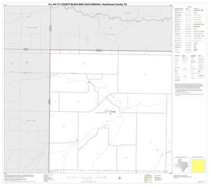 Primary view of object titled 'P.L. 94-171 County Block Map (2010 Census): Hutchinson County, Block 1'.