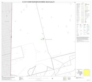 Primary view of object titled 'P.L. 94-171 County Block Map (2010 Census): Martin County, Block 9'.