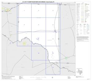 Primary view of object titled 'P.L. 94-171 County Block Map (2010 Census): Crane County, Index'.