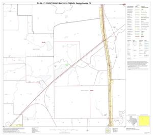 P.L. 94-171 County Block Map (2010 Census): Denton County, Block 24