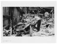 Thumbnail image of item number 1 in: 'Crushed Garage After Galveston, Texas Storm, 1915'.