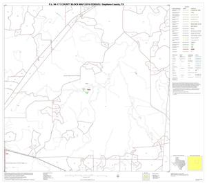 P.L. 94-171 County Block Map (2010 Census): Stephens County, Block 7