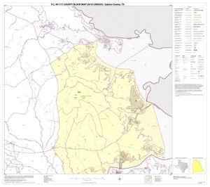 Primary view of object titled 'P.L. 94-171 County Block Map (2010 Census): Sabine County, Block 4'.