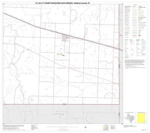 Primary view of object titled 'P.L. 94-171 County Block Map (2010 Census): Childress County, Block 12'.