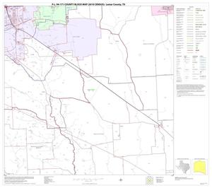 P.L. 94-171 County Block Map (2010 Census): Lamar County, Block 18