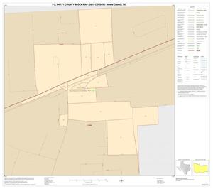 Primary view of object titled 'P.L. 94-171 County Block Map (2010 Census): Bowie County, Inset L01'.