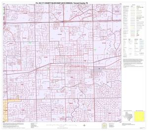 P.L. 94-171 County Block Map (2010 Census): Tarrant County, Block 39