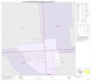 P.L. 94-171 County Block Map (2010 Census): Harris County, Inset F01