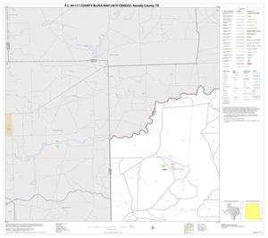 Primary view of object titled 'P.L. 94-171 County Block Map (2010 Census): Kenedy County, Block 1'.