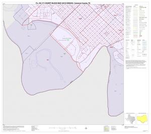 Primary view of object titled 'P.L. 94-171 County Block Map (2010 Census): Cameron County, Inset V03'.
