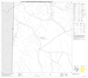Primary view of object titled 'P.L. 94-171 County Block Map (2010 Census): Brewster County, Block 43'.