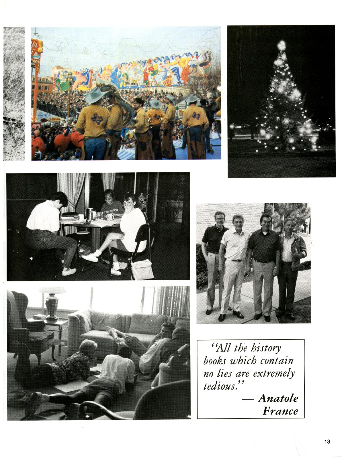 The Bronco, Yearbook of Hardin-Simmons University, 1989
                                                
                                                    13
                                                