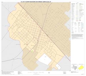 P.L. 94-171 County Block Map (2010 Census): DeWitt County, Inset A01