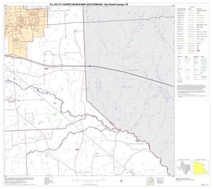 P.L. 94-171 County Block Map (2010 Census): Van Zandt County, Block 19