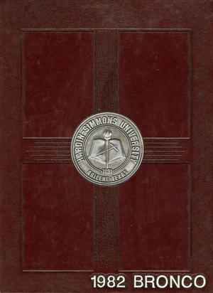 Primary view of object titled 'The Bronco, Yearbook of Hardin-Simmons University, 1982'.