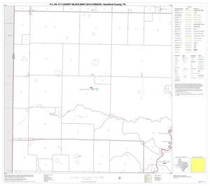 P.L. 94-171 County Block Map (2010 Census): Hansford County, Block 7