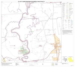 P.L. 94-171 County Block Map (2010 Census): Liberty County, Block 11