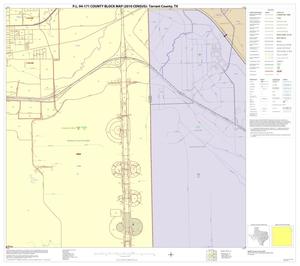 P.L. 94-171 County Block Map (2010 Census): Tarrant County, Block 16