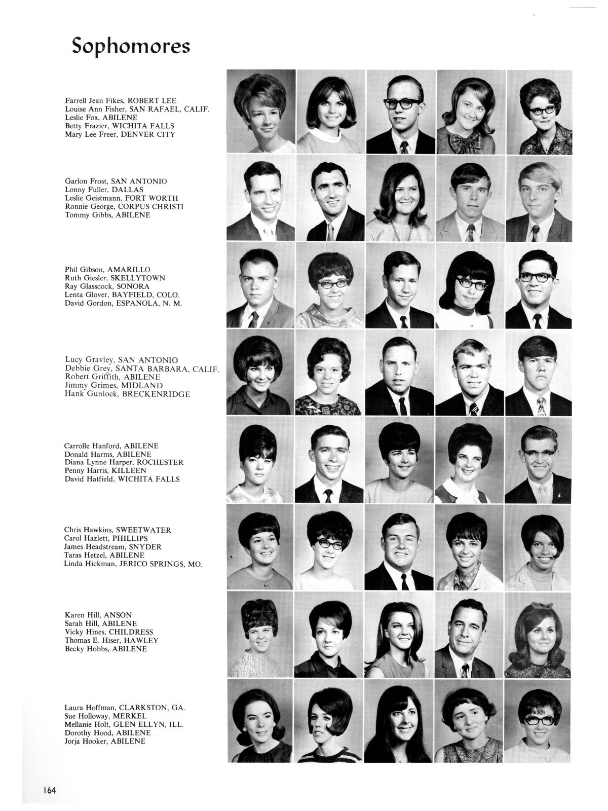 The Bronco, Yearbook of Hardin-Simmons University, 1968 - Page 164 - The  Portal to Texas History