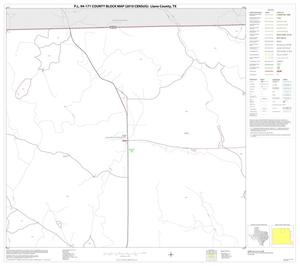 Primary view of object titled 'P.L. 94-171 County Block Map (2010 Census): Llano County, Block 3'.