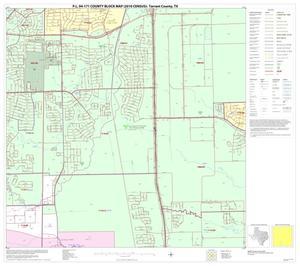 P.L. 94-171 County Block Map (2010 Census): Tarrant County, Block 52