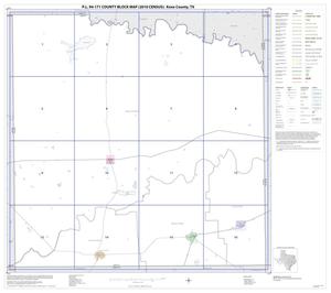 Primary view of object titled 'P.L. 94-171 County Block Map (2010 Census): Knox County, Index'.