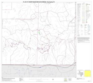 P.L. 94-171 County Block Map (2010 Census): Gray County, Block 14