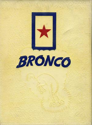 Primary view of object titled 'The Bronco, Yearbook of Hardin-Simmons University, 1944'.