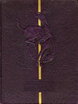 The Bronco, Yearbook of Simmons University, 1934