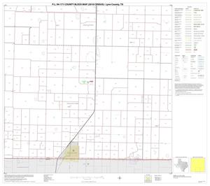 Primary view of object titled 'P.L. 94-171 County Block Map (2010 Census): Lynn County, Block 8'.