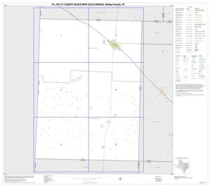 Primary view of object titled 'P.L. 94-171 County Block Map (2010 Census): Bailey County, Index'.