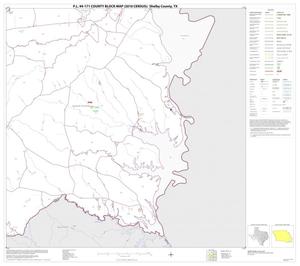 Primary view of object titled 'P.L. 94-171 County Block Map (2010 Census): Shelby County, Block 15'.