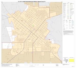 Primary view of object titled 'P.L. 94-171 County Block Map (2010 Census): Gillespie County, Inset A01'.