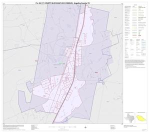 P.L. 94-171 County Block Map (2010 Census): Angelina County, Inset F01
