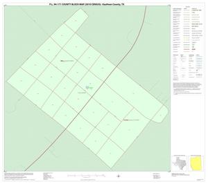 P.L. 94-171 County Block Map (2010 Census): Kaufman County, Inset H01