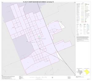 P.L. 94-171 County Block Map (2010 Census): Lee County, Inset A01