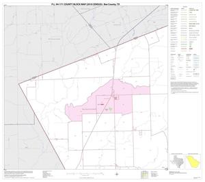 P.L. 94-171 County Block Map (2010 Census): Bee County, Block 1