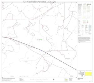 P.L. 94-171 County Block Map (2010 Census): Sutton County, Block 10