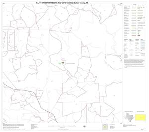 P.L. 94-171 County Block Map (2010 Census): Sutton County, Block 16